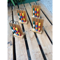 Vintage telraam uit de basisschool