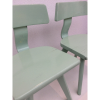 Lichtgroene schoolstoeltjes nr 123