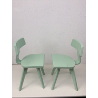 Lichtgroene schoolstoeltjes nr 123