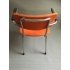 Vintage Gispen buisframestoel oranje