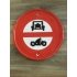 Vintage verkeersbord