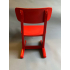 Vintage Casala schoolstoeltje rood