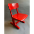 Vintage Casala schoolstoeltje rood