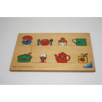 Vintage puzzel nr 112 met Dick Bruna figuurtjes