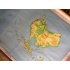Vintage schoolplaat van Australie