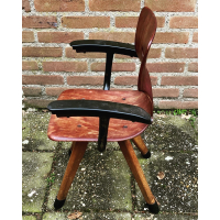 Vintage Pagholz Flötotto schoolstoeltje nr 142