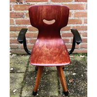 Vintage Pagholz Flötotto schoolstoeltje nr 142