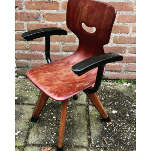 Vintage Pagholz Flötotto schoolstoeltje nr 142