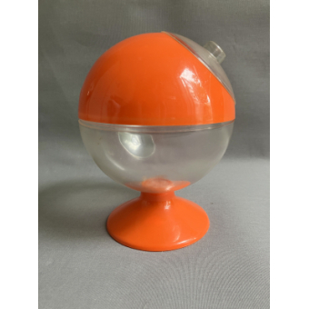 Vintage oranje opbergbol