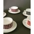 Vintage Arcopal koppen en schotels