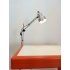Italiaans vintage design bureau met stoel en bureaulamp