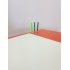Italiaans vintage design bureau met stoel en bureaulamp