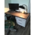 Vintage design industrieel stalen bureau van Gispen