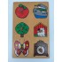 Vintage puzzel met grote stukken